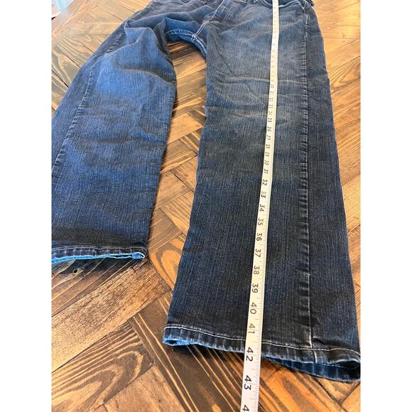 Levis 505 Jeans Men Blue 40x32 Cowboy Classic Western Dark Academia Twee Aztec - Picture 8 of 10
